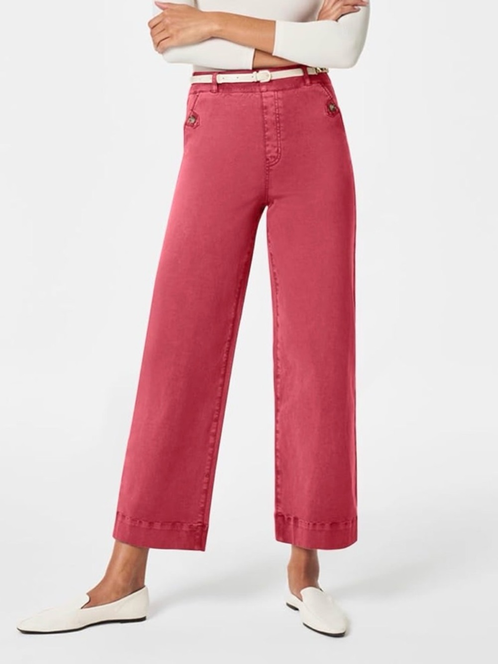 Spanx Cropped Stretch Twill Pants